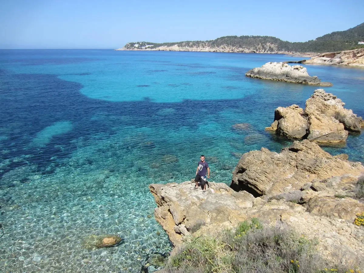 Cala Xarraca Schlauchboot Ibiza